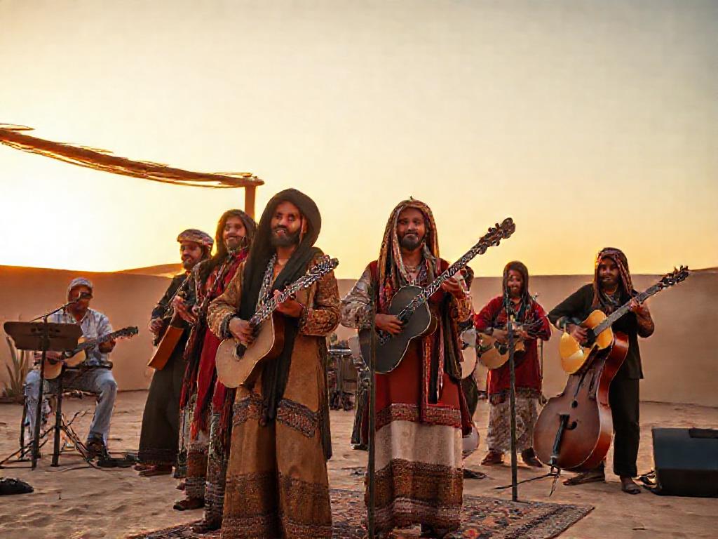 Portrait d'un groupe de raï fusion marocain